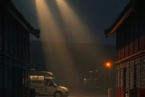 自然纪实《荒野录音师》封面：高原雨季中架在岩石上的收音设备