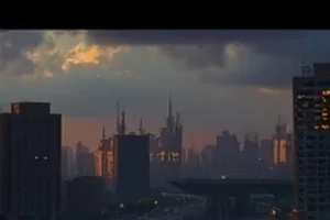 自然纪实《温差》封面：结霜窗玻璃上融出的水痕纹路